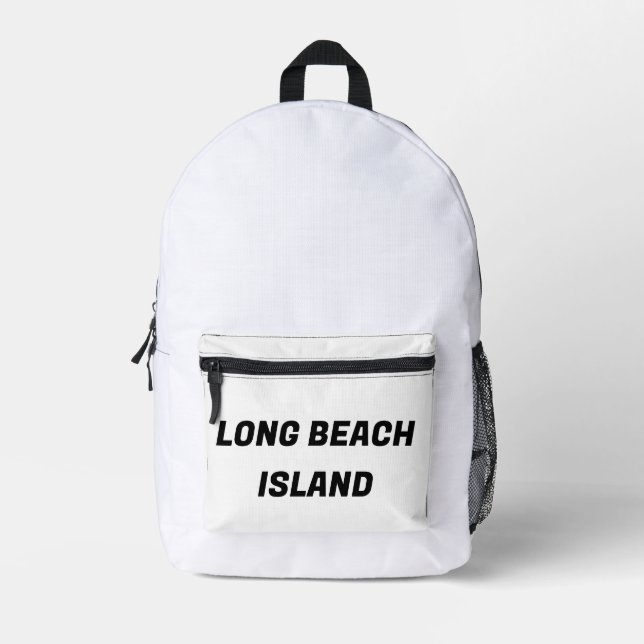SAC À DOS IMPRIMÉ LONG BEACH ISLAND BACKPACK (Recto)
