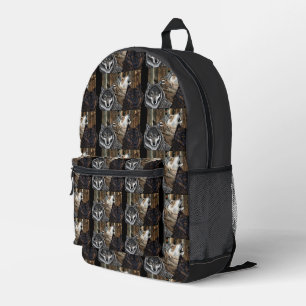 SAC À DOS IMPRIMÉ LOUPS