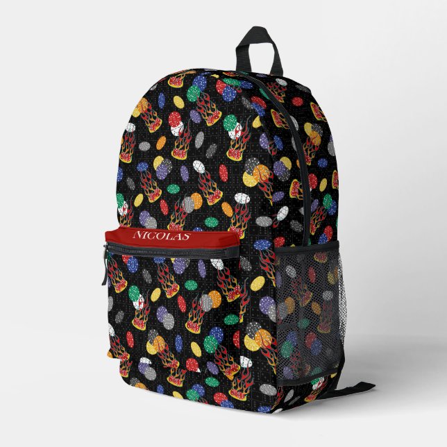 Sac À Dos Imprimé Lucky Casino Dice (Coin arrière droit)