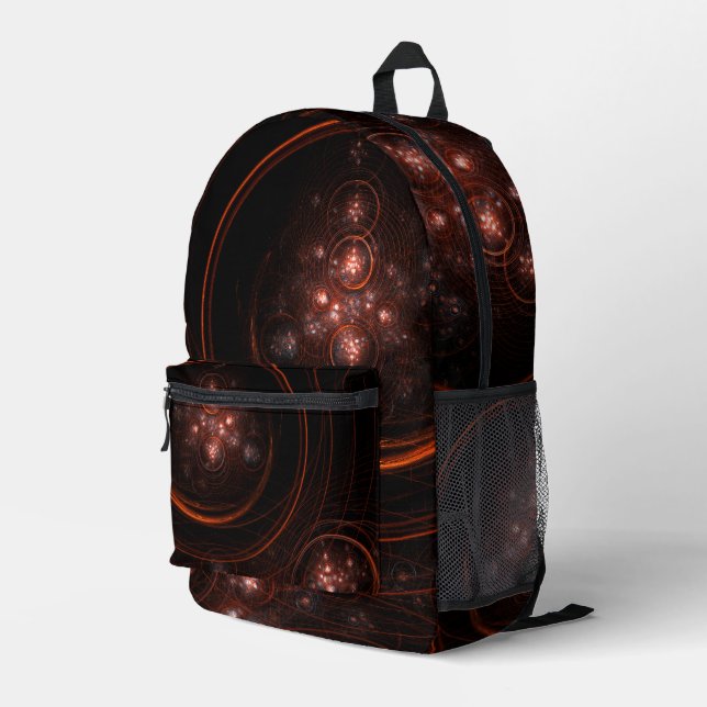 Sac À Dos Imprimé Lumière étoile cramoisie en orbite Art cosmique ab (Coin arrière droit)