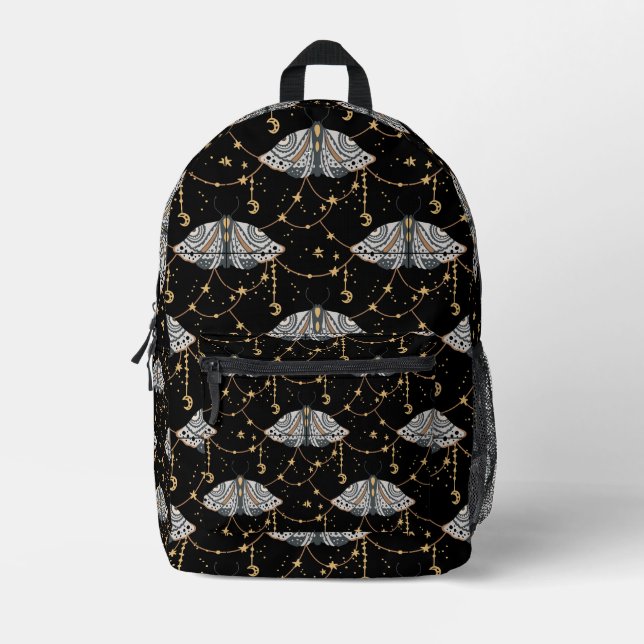 Sac À Dos Imprimé Lunaire Moth Dreamscape (Recto)