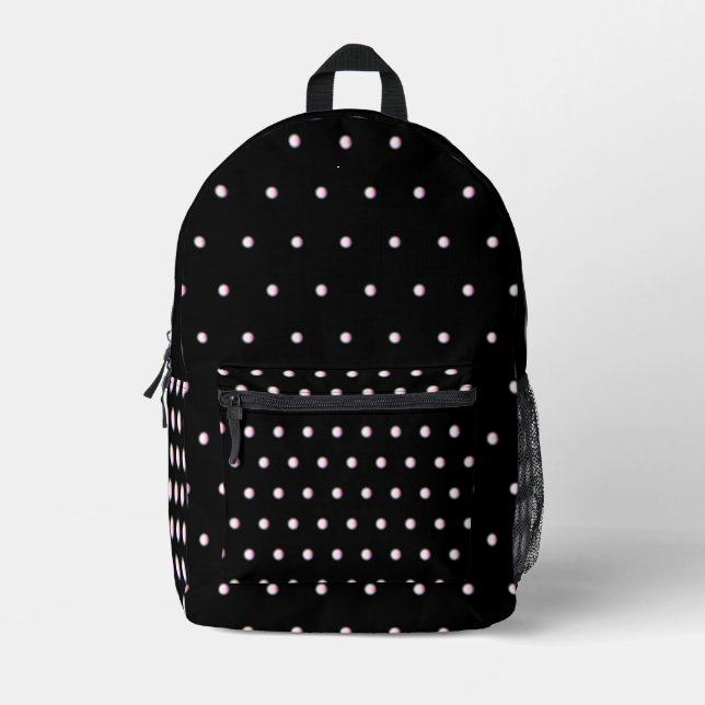Sac À Dos Imprimé LUNE NOIR&blanc (Recto)