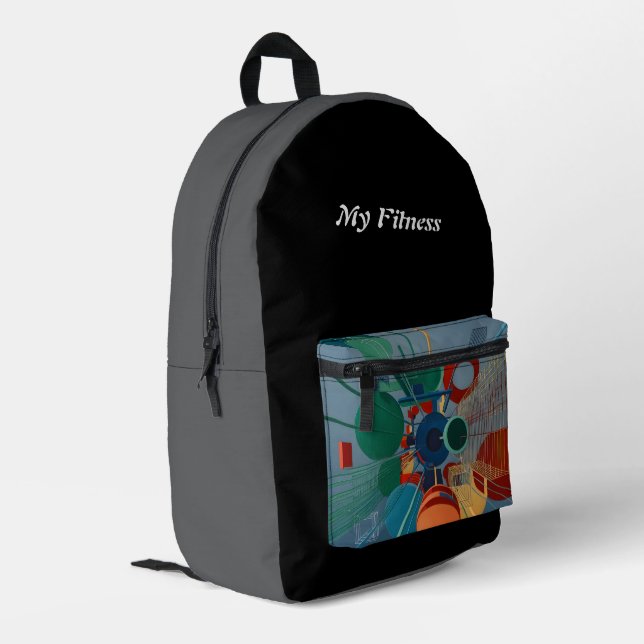 Sac À Dos Imprimé Ma forme physique (Coin arrière gauche)