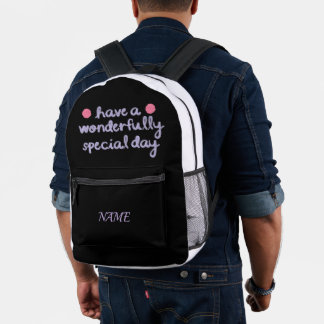 Sac À Dos Imprimé Magnifique Collection de Cadeaux et Anniversaire d