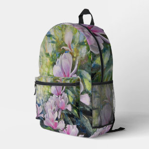 Sac À Dos Imprimé Magnolia Serenity – Art floral de Lukian