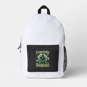 Sac À Dos Imprimé Maison Hantée Halloween Effroyablement Délicieuse