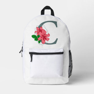 Sac À Dos Imprimé Majuscule C monogramme floral