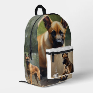 Sac À Dos Imprimé Malinois belge
