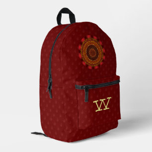 Sac À Dos Imprimé Mandala de feu