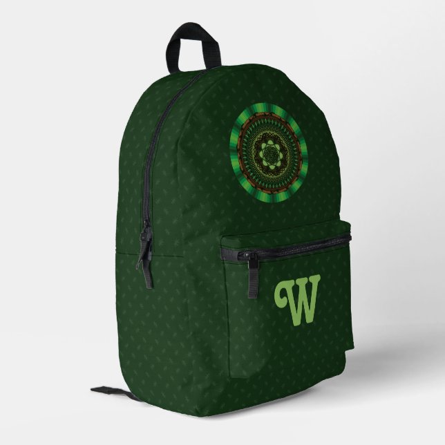 Sac À Dos Imprimé Mandala de la Terre (Coin arrière gauche)