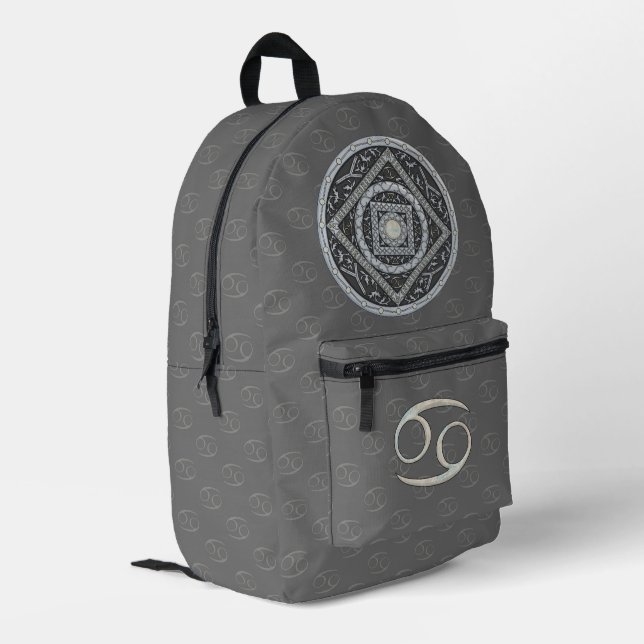 Sac À Dos Imprimé Mandala du Cancer (Coin arrière gauche)