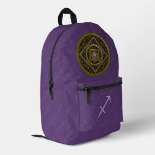 Sac À Dos Imprimé Mandala du Sagittaire