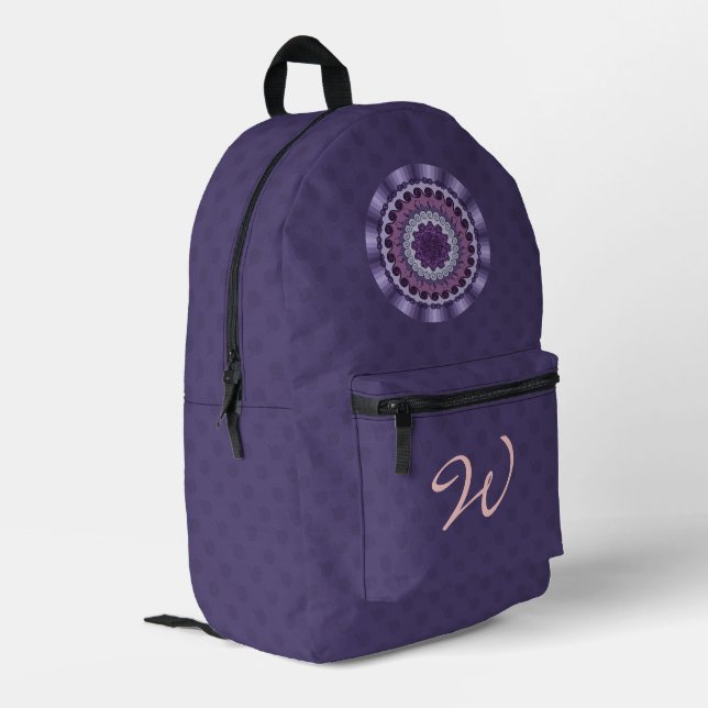 Sac À Dos Imprimé Mandala du vent (Coin arrière gauche)