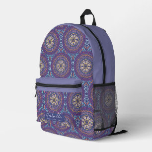 Sac À Dos Imprimé Mandala Purple