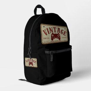Sac À Dos Imprimé Manette Vintage Édition Limitée Pièces d'Origine