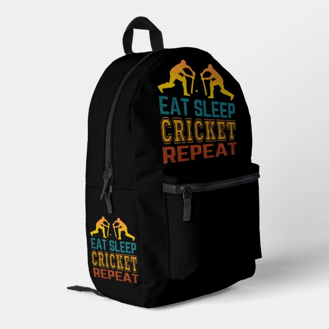 Sac À Dos Imprimé Manger Dormir Cricket Répéter (Coin arrière gauche)