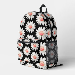 Sac À Dos Imprimé Marguerites à points rouges