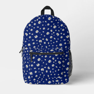 Sac À Dos Imprimé Marguerites sur KiniArt bleu