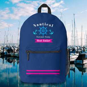 Sac À Dos Imprimé Marine Nautique
