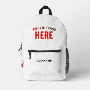SAC À DOS IMPRIMÉ MARQUE BLANCHE MODERNE ET PERSONNALISABLE VÉRIFIÉE