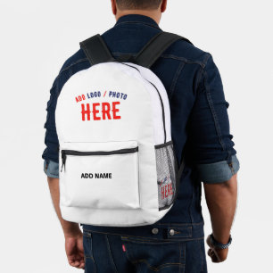SAC À DOS IMPRIMÉ MARQUE BLANCHE MODERNE ET PERSONNALISABLE VÉRIFIÉE