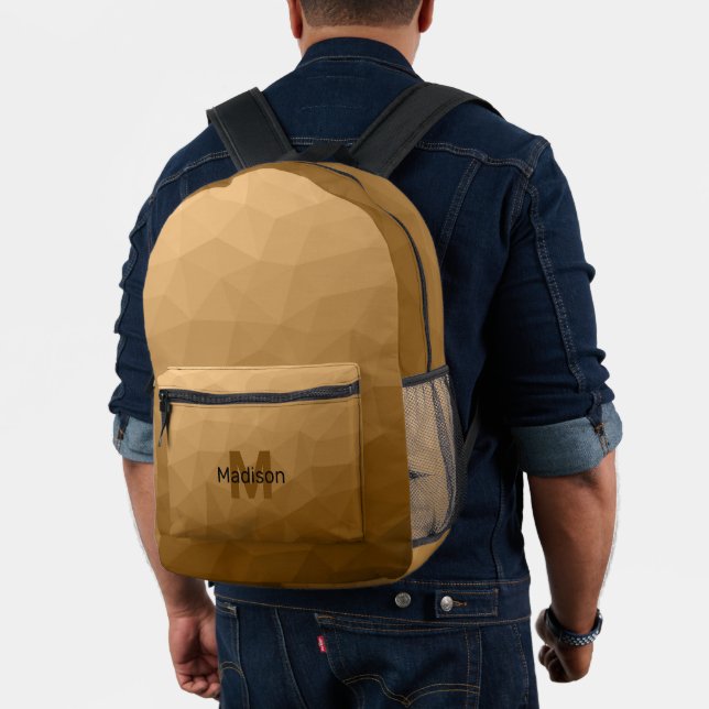 Sac À Dos Imprimé Marque monogramme à motif de maille géométrique ma (Insitu (Modèle))