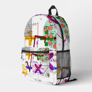 Sac À Dos Imprimé mathématiques formule école de physique