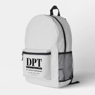 Sac À Dos Imprimé Médecin DPT moderne personnalisé de thérapie physi