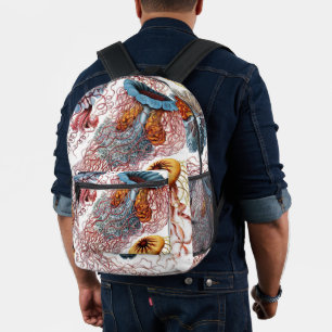 Sac À Dos Imprimé Méduses vintage par Ernst Haeckel, Discomedusae