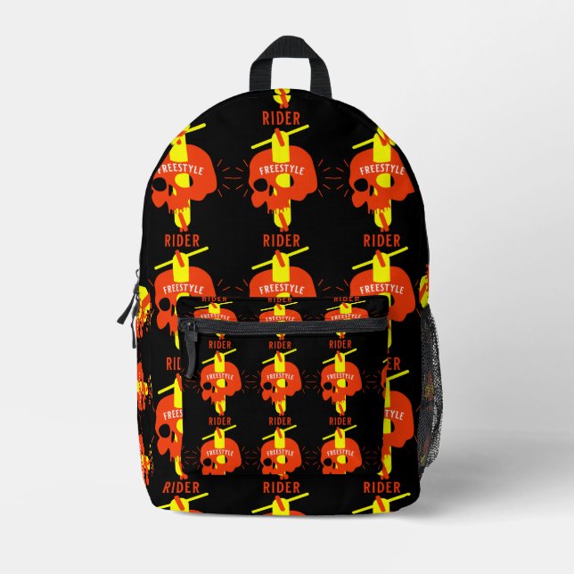 Sac À Dos Imprimé Meilleurs trottinettes freestyle pro (Recto)