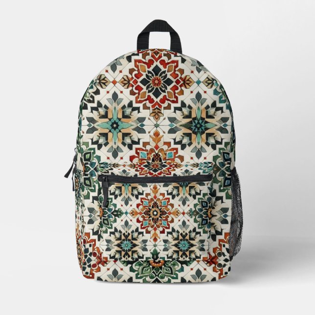Sac À Dos Imprimé Mélodie marocaine  (Recto)