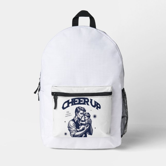 SAC À DOS IMPRIMÉ MEN'S/KIDS DADDY CHEER UP BACKPACK  (Recto)