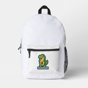 Sac À Dos Imprimé Mignon Avocadosaurus Dinosaure Blague Drôle