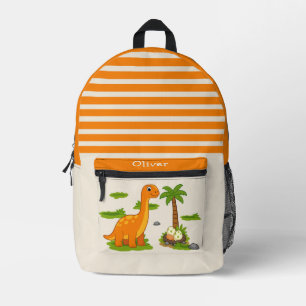 Sac À Dos Imprimé Mignon Cartable Brontosaurus Personnalisé École