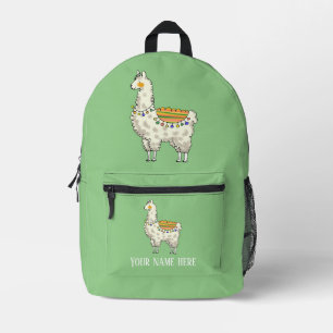 Sac À Dos Imprimé mignonne llama