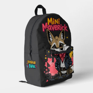 Sac À Dos Imprimé Mini Maverick Cool Rebelle Coyote Playground Punk 