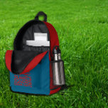 Sac À Dos Imprimé Minimal Mountain Art Hiking  blue red  Backpack<br><div class="desc">This blue hiking backpack with striking red side panels is designed for hikers who prefer their gear practical, expressive, and slightly ironic. The deep blue body creates a clean, versatile base, while the red side sections add energy and a sense of motion inspired by outdoor adventure. On the front pocket,...</div>