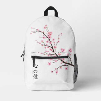 Sac À Dos Imprimé Minimalist Cherry Blossom Backpack