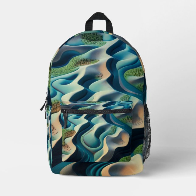 Sac À Dos Imprimé Mirage currents (Recto)