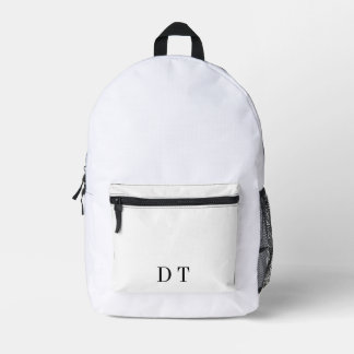 Sac À Dos Imprimé Miroir en platine gravé – Luxe ultra-propre