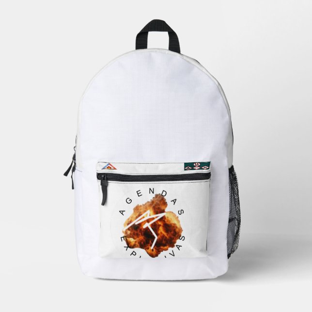 Sac À Dos Imprimé Mochila Flámea y Explosiva (Recto)
