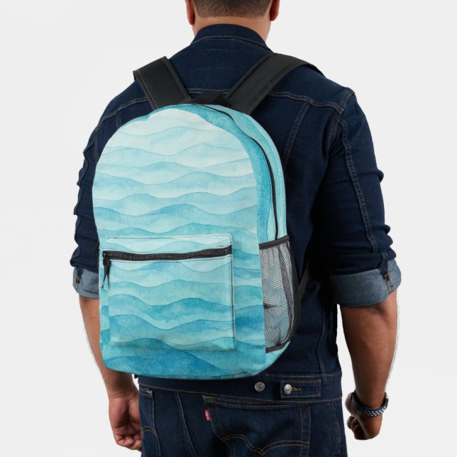 Sac À Dos Imprimé Mochila olas de mar (Insitu (Modèle))