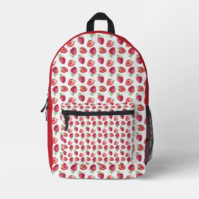 Sac À Dos Imprimé Mochila strawberries (Recto)