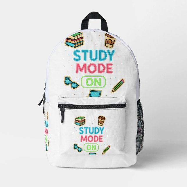 Sac À Dos Imprimé Mode étude sur (Recto)