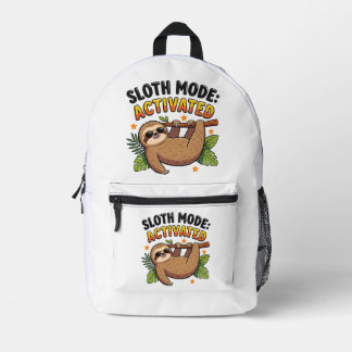 Sac À Dos Imprimé MODE PAResseux : ACTIVÉ