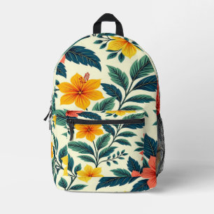 Sac À Dos Imprimé Modèle floral multicolore élégant et dynamique