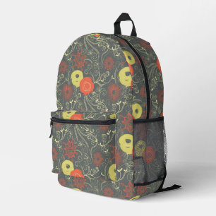 Sac À Dos Imprimé Modèle floral rétro