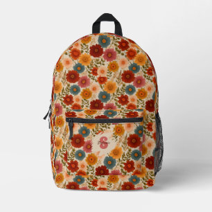 Sac À Dos Imprimé Modèle floral vintage
