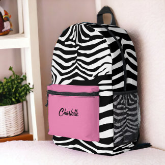 Sac À Dos Imprimé Modèle Zèbre personnalisé
