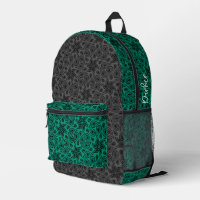 Modern Grey Green Floral Paisley Motif Ajouter un